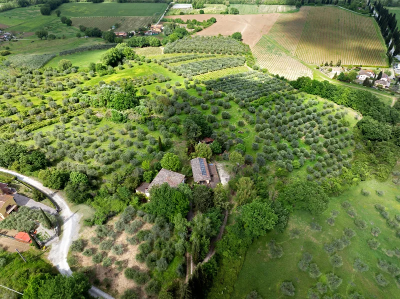 fotografia drone toscana campagna